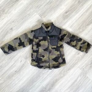Free Country Toddler Boys Camo Faux Fur Jacket